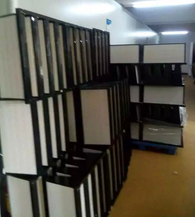 準備出貨的塑框V型W型組合式高效過濾器 準備出貨的塑框V型W型組合式高效過濾器